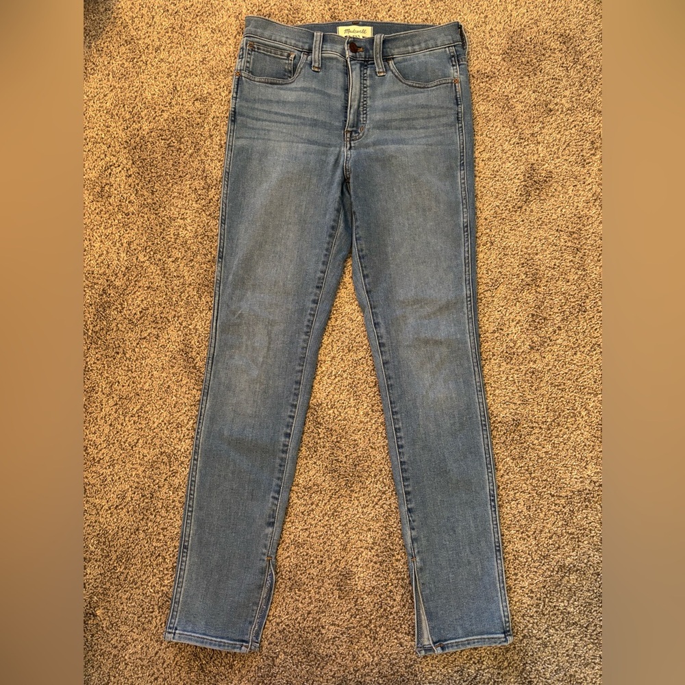 MADEWELL 10" High-Rise Roadtripper Supersoft Jeans: Ankle-Slit Edition - Picture 4 of 10
